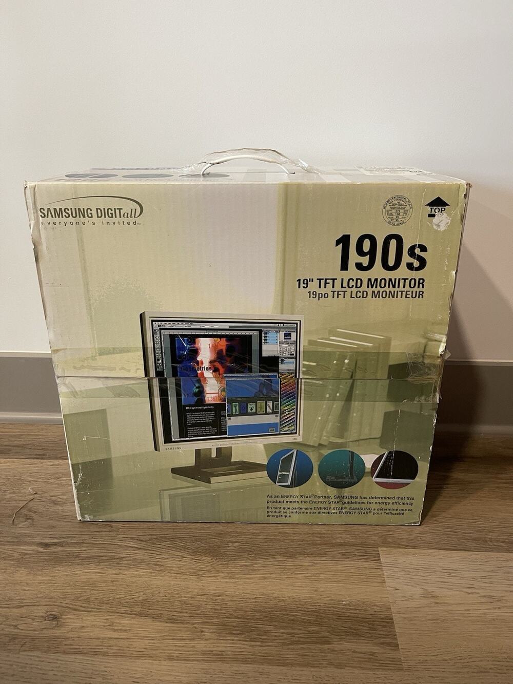 Samsung SyncMaster 190S 19" TFT LCD Computer Monitor Silver 1280x1024 Boxed